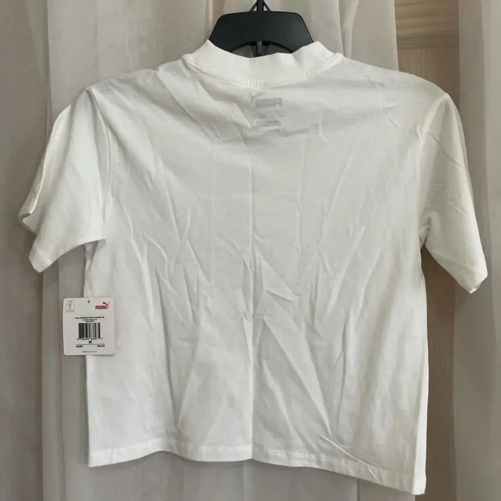 Puma Kids Girls Shirt 8-10 Medium White Color Originally‎ $24